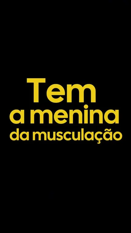 Tem a menina da musculação: é coach e se identifica?