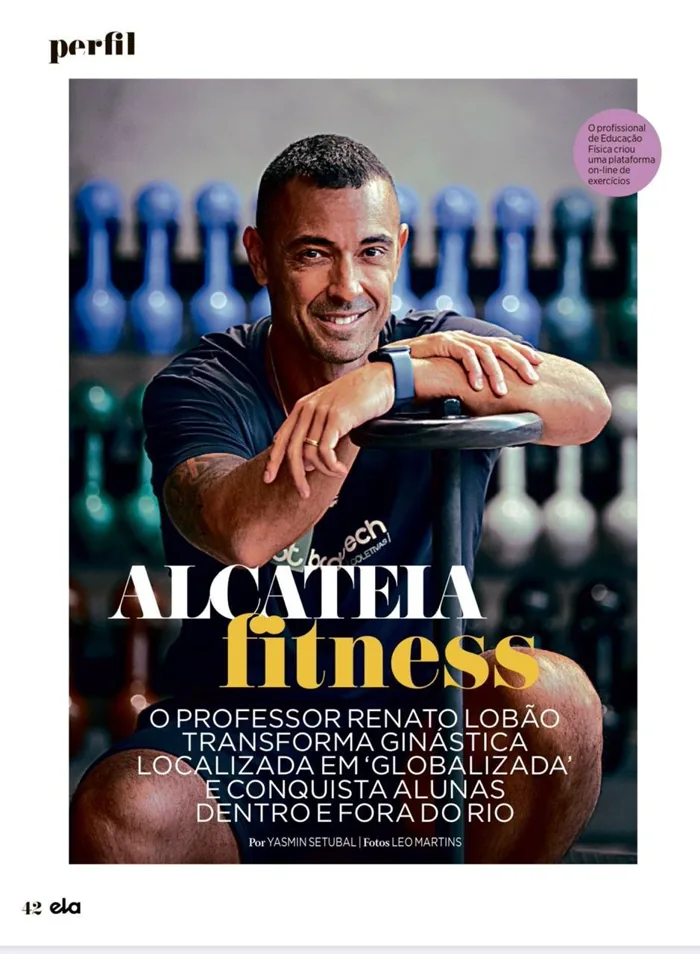 Renato Lobão na revista Ela