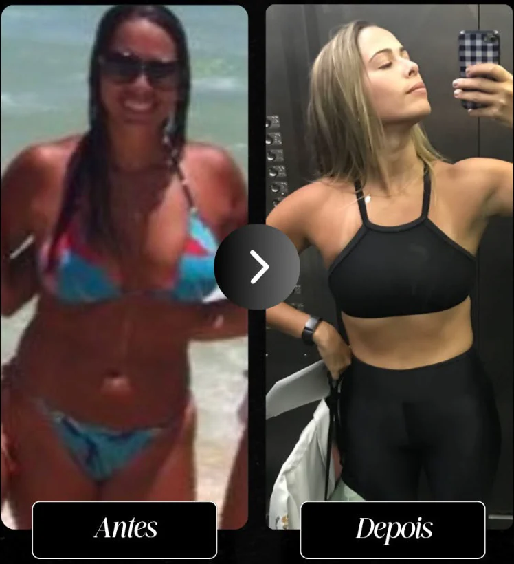 Antes e depois de aluna do Wolffit, 1 de 8