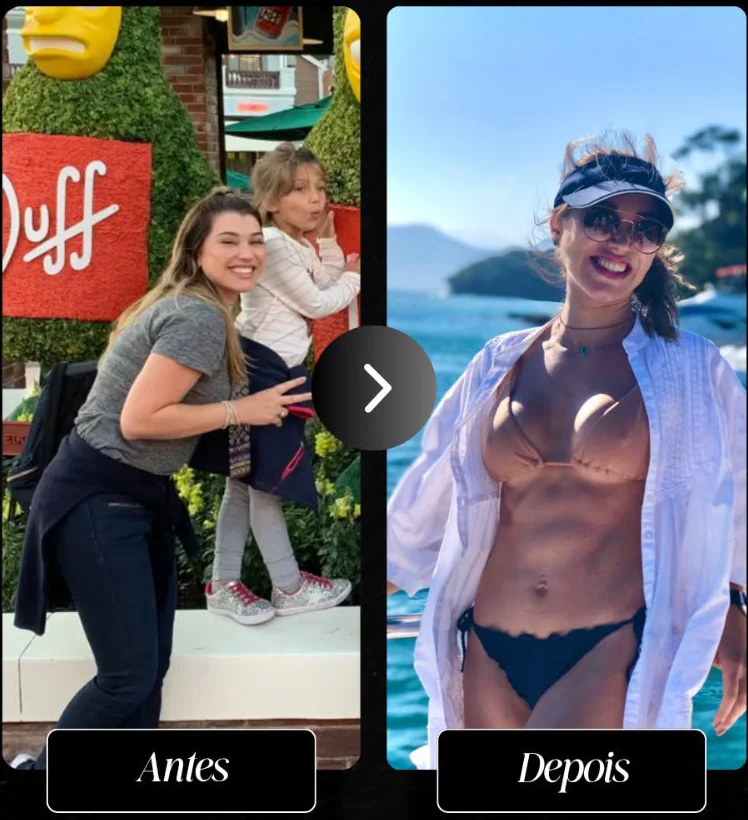 Antes e depois de aluna do Wolffit, 3 de 8