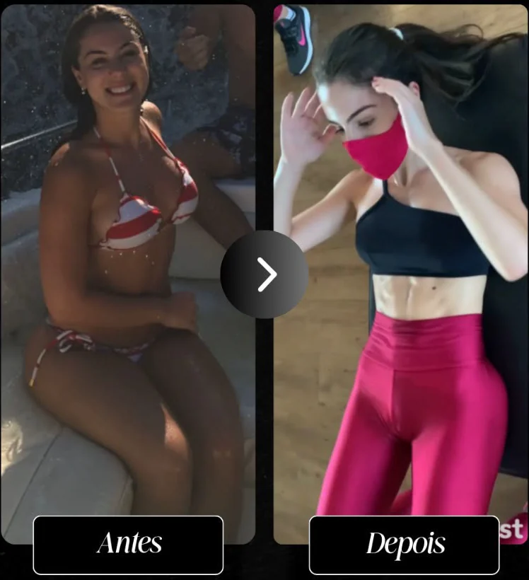 Antes e depois de aluna do Wolffit, 4 de 8