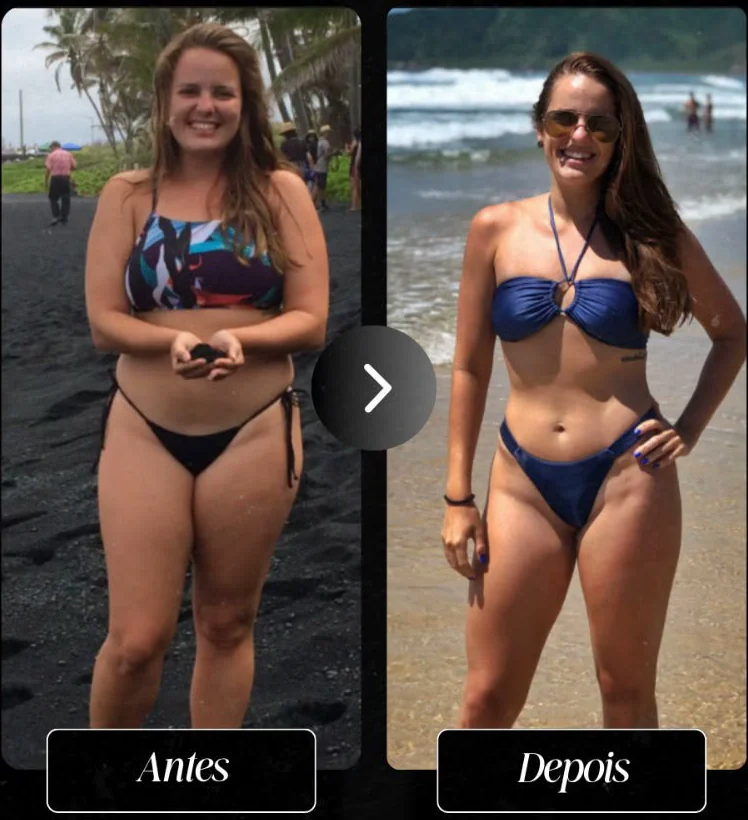 Antes e depois de aluna do Wolffit, 6 de 8