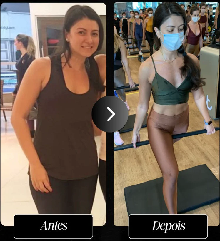 Antes e depois de aluna do Wolffit, 8 de 8